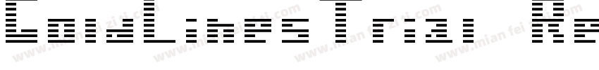 GoldLinesTrial Regular字体转换